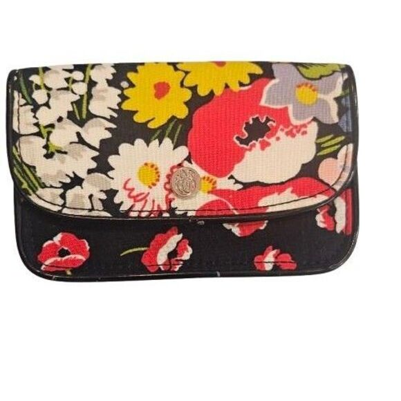 Vera Bradley Floral Wallet Floral Multicolor Zip Close - Picture 1 of 6